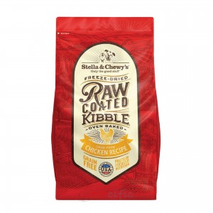 Stella & Chewy's Raw Coated Baked Kibble 無穀物凍乾外層成犬乾糧 - 放養雞配方 10lbs