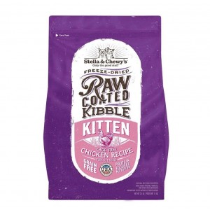 Stella & Chewy's Raw Coated Baked Kibble 無穀物凍乾外層幼貓乾糧 - 放養雞(幼貓)配方 5lbs