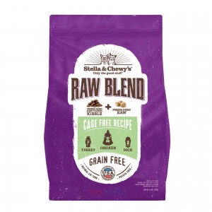 Stella & Chewy's Raw Blend Kibble 無穀物凍乾外層+凍乾生肉粒全貓乾糧 - 放養配方 10lbs