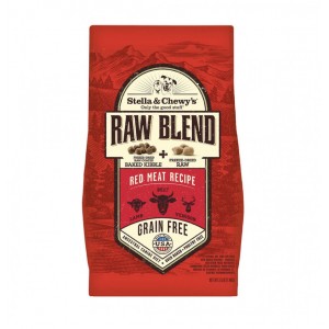 Stella & Chewy's Raw Blend Kibble 無穀物凍乾外層+凍乾生肉粒全犬乾糧 - 紅肉配方 10lbs