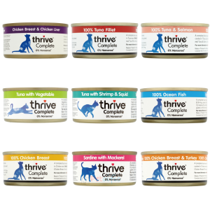 Thrive 脆樂芙 成貓罐頭 75g 9款口味x1罐 (共9罐)