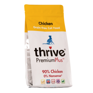 Thrive Grain Free All Life Stages Cat Dry Food - Chicken 3kg (2 Bags x 1.5kg)【Free Gift:Thrive Cat Canned Food x4(Random Flavour)】