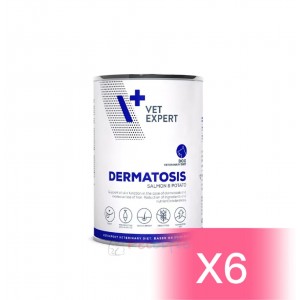 Vet Expert Veterinary Diets Canine Canned Food - Dermatosis (Salmon & Potato) 400g (6 Cans)