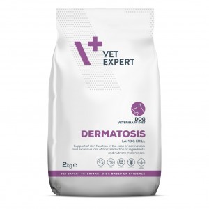 Vet Expert 犬用處方乾糧 - Dermatosis (Lamb and Krill) 皮膚敏感(羊、南極磷蝦)配方 2kg