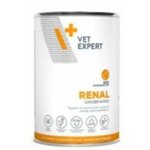 Vet Expert 犬用處方罐頭 - Renal 腎臟配方 400g (6罐)