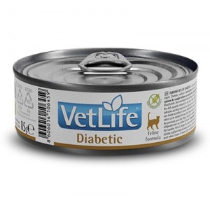 Vet Life 貓用處方罐頭 - Diabetic 糖尿病配方 85g (12罐)