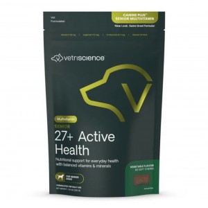 VetriScience 高齡犬隻多種維生素咀嚼肉粒 60粒 (新舊包裝隨機)