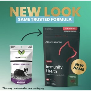 VetriScience Vetri-Lysine Plus 貓隻氨基酸咀嚼肉粒 (120粒)