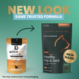 VetriScience GlycoFlex Stage 3 貓隻關節補充咀嚼肉粒 (60粒) (新舊包裝隨機)
