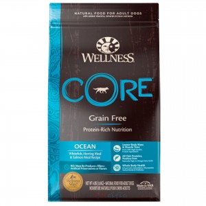Wellness Core Grain Free Adult Dog Dry Food - Ocean Fish 12lbs