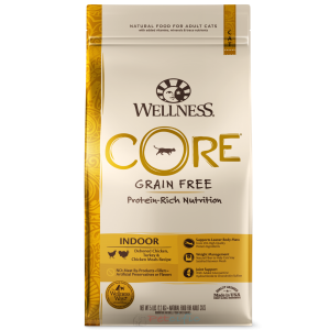 Wellness Core Grain Free Adult Cat Food - Indoor (Turkey & Chicken) 5lbs