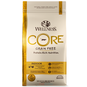 Wellness Core Grain Free Adult Cat Food - Indoor (Turkey & Chicken) 11lbs