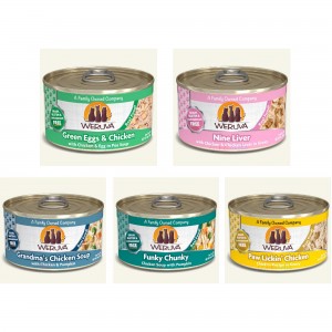 WeRuVa Classic Chicken Canned Cat Food 85g 5 Flavours x 1 Can (5 Cans Set)