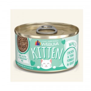 WeRuVa Kitten Canned Food - Chicken & Tuna Formula in Gravy 85g