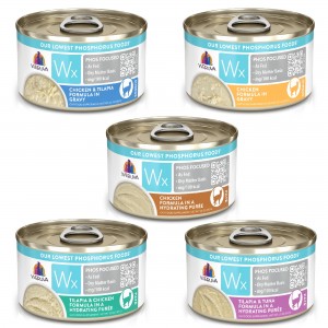 WeRuVa Wx Phosphorus Focused Canned Cat Food 85g 5 Flavours x 1 Can (5 Cans Set)