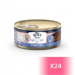 ZiwiPeak 巔峰 鮮肉貓罐頭 - 東角(羊肉、山羊肉、海鱒、擬鰺、鯖魚)配方 85g (24罐)