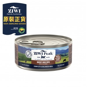 ZiwiPeak 巔峰 鮮肉貓罐頭 - 牛肉配方 85g (24罐)