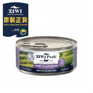 ZiwiPeak 巔峰 鮮肉貓罐頭 - 兔肉配羊肉配方 85g (24罐)