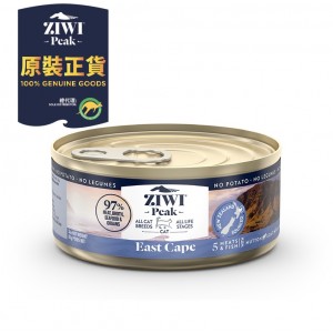 ZiwiPeak 巔峰 鮮肉貓罐頭 - 東角(羊肉、山羊肉、海鱒、擬鰺、鯖魚)配方 85g (24罐)