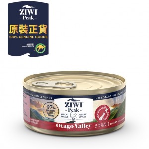 ZiwiPeak 巔峰 鮮肉貓罐頭 - 奧塔哥山谷(牛肉、鹿肉、羊肉、藍鱈魚、長尾鱈魚)配方 85g (24罐)