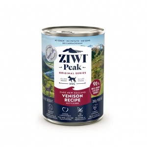 ZiwiPeak 巔峰 鮮肉狗罐頭 - 鹿肉配方 390g (12罐)
