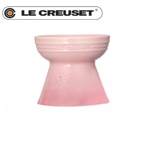 Le Creuset Footed Pet Bowl (Rose Quartz)