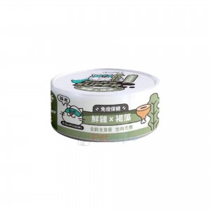nu4pet Canned Cat Food - Chicken & Brown Algae 80g